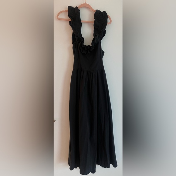 Free People Black Sleeveless Sundress Resort Wear - Picture 3 of 5